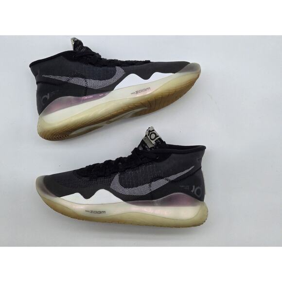 Nike Zoom KD 12 “The Day One” Black/Pure Platinum/White #AR4229-001 sz 4.5Y - Picture 3 of 8